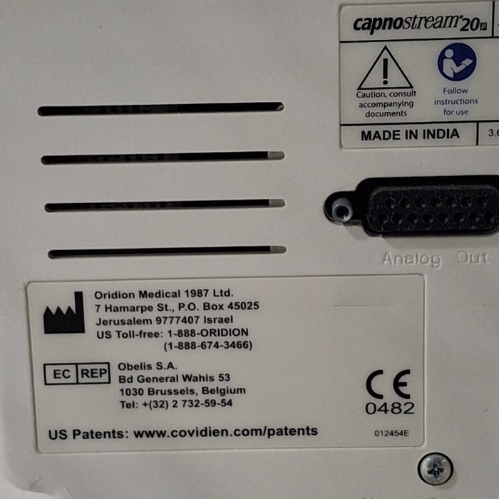 Oridion Capnostream 20P Capnography Monitor