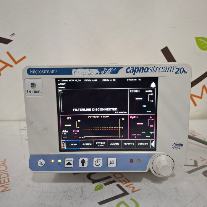 Oridion Oridion Capnostream 20P Capnography Monitor Patient Monitors reLink Medical