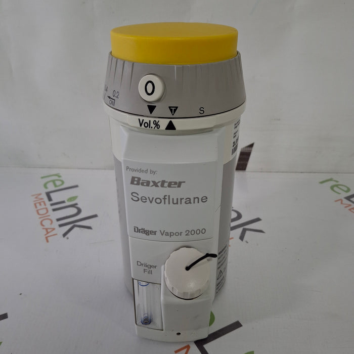 Draeger Medical Draeger Medical Vapor 2000 Sevoflurane Vaporizer Anesthesia reLink Medical