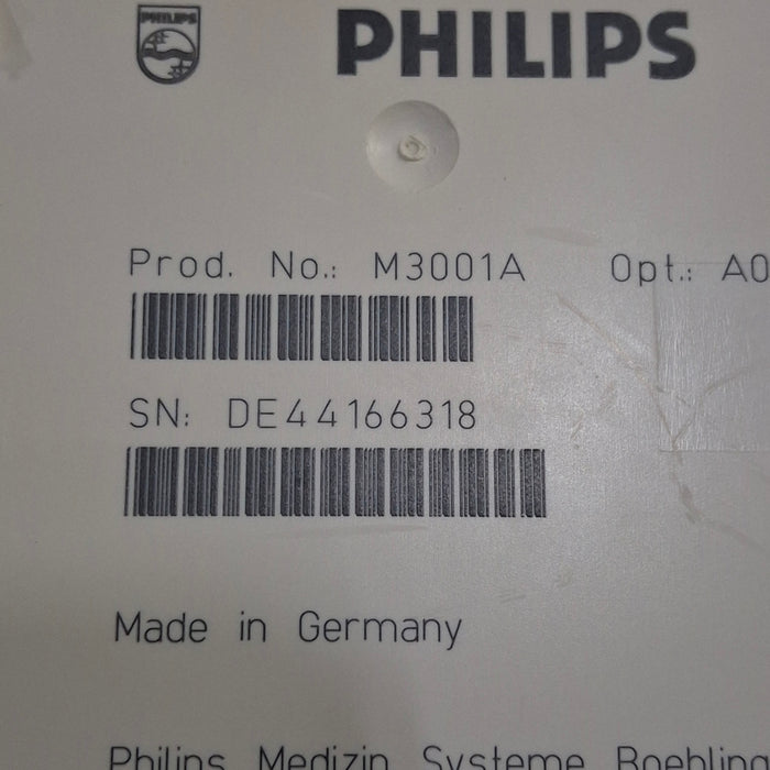 Philips M3001A-A01C06 Fast SpO2, NIBP, ECG, Temp, IBP MMS Module