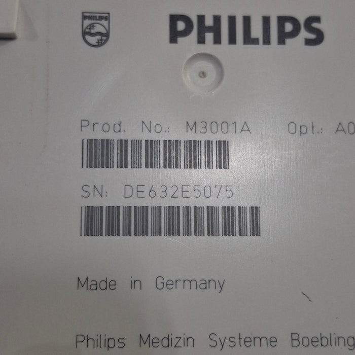 Philips M3001A-A01C06 Fast SpO2, NIBP, ECG, Temp, IBP MMS Module