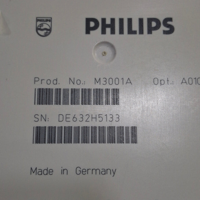 Philips M3001A-A01C06 Fast SpO2, NIBP, ECG, Temp, IBP MMS Module