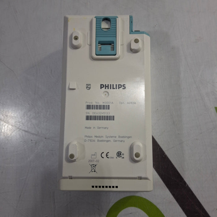 Philips M3001A-A01C06 Fast SpO2, NIBP, ECG, Temp, IBP MMS Module