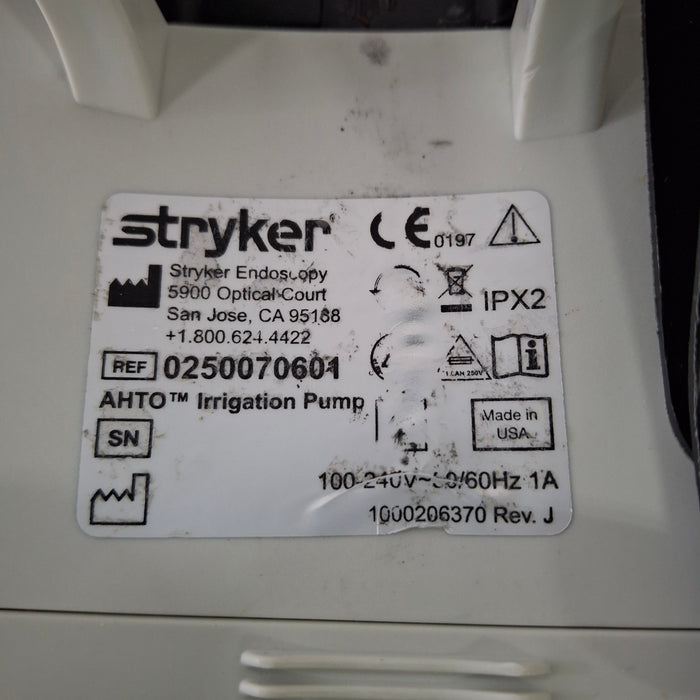 Stryker AHTO Irrigation Pump