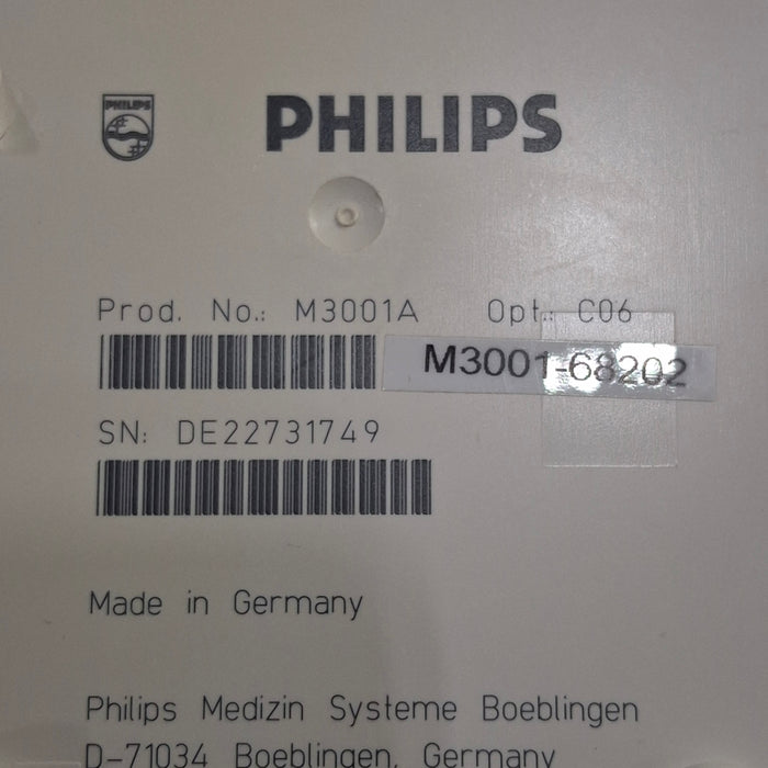 Philips M3001A-C06 Fast SpO2, NIBP, ECG, Temp, IBP MMS Module