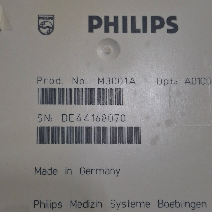 Philips M3001A-A01C06 Fast SpO2, NIBP, ECG, Temp, IBP MMS Module