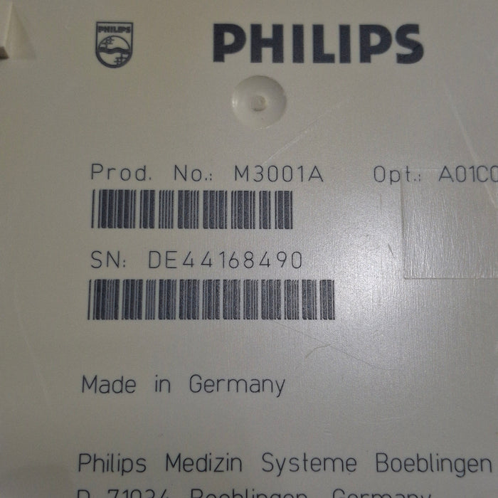 Philips M3001A-A01C06 Fast SpO2, NIBP, ECG, Temp, IBP MMS Module