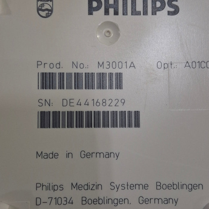 Philips M3001A-A01C06 Fast SpO2, NIBP, ECG, Temp, IBP MMS Module