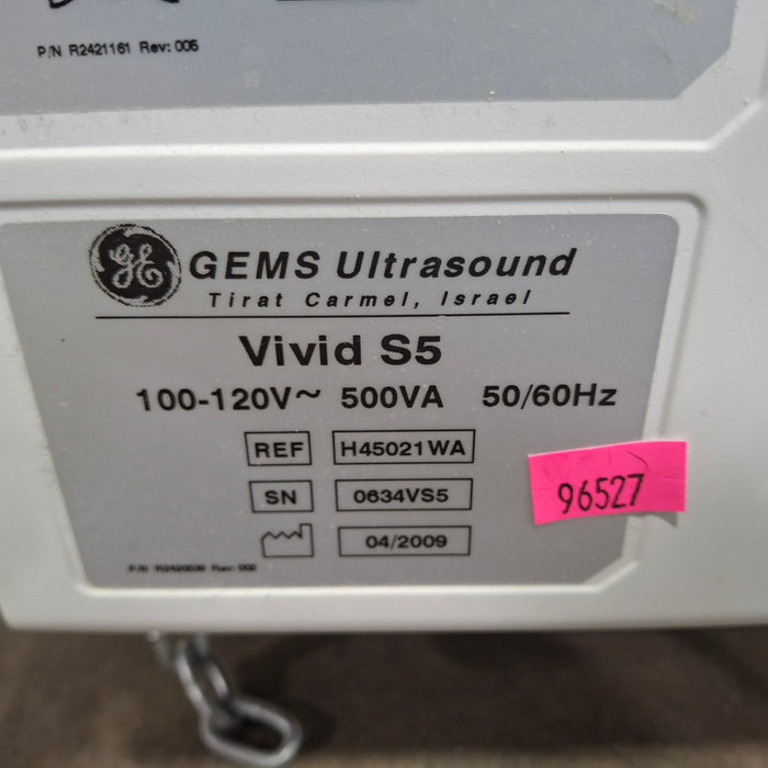 GE Healthcare Vivid S5 Ultrasound