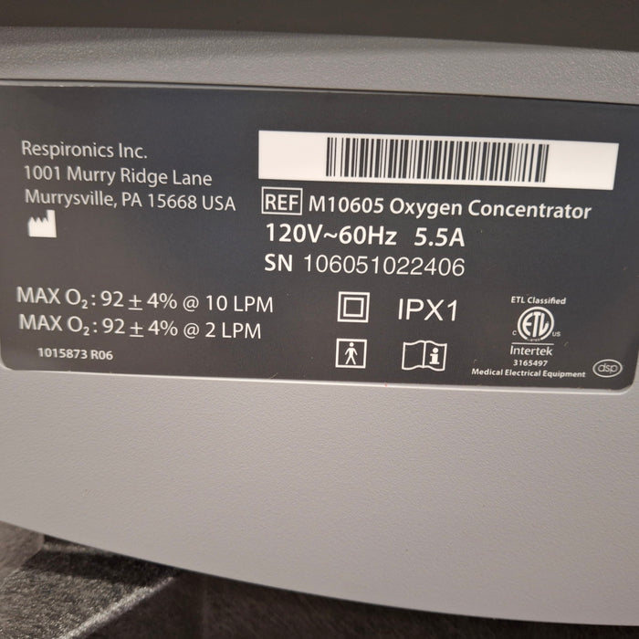 Respironics Millennium M10 Oxygen Concentrator