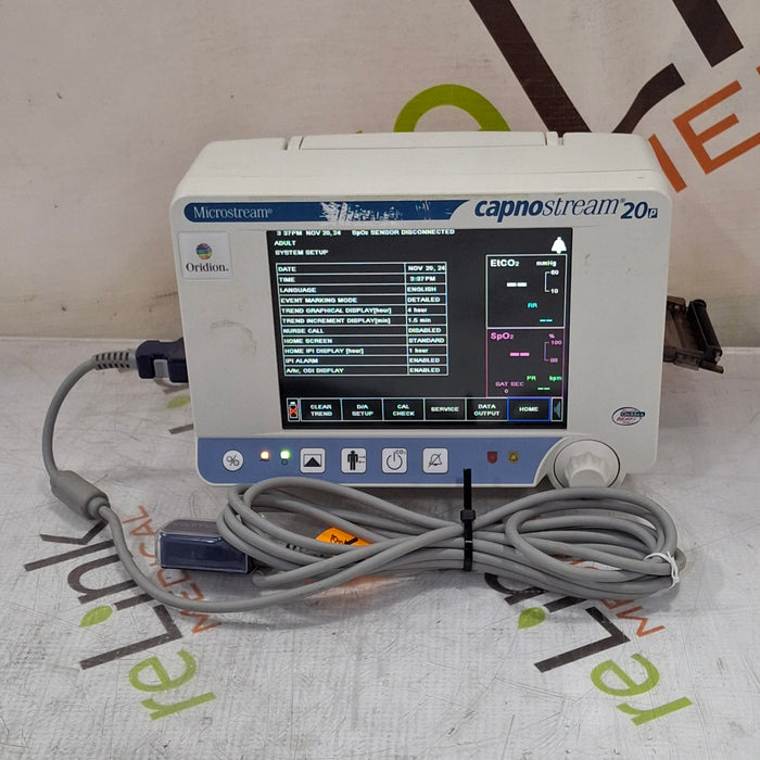 Oridion Oridion Capnostream 20P Capnography Monitor Patient Monitors reLink Medical