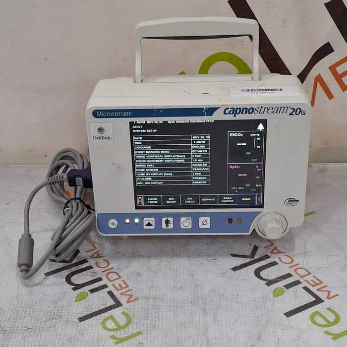 Oridion Capnostream 20P Capnography Monitor