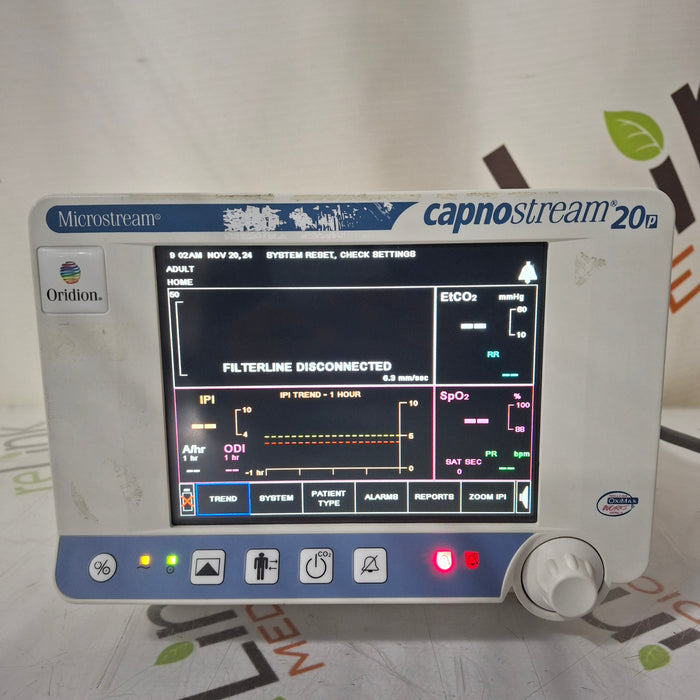 Oridion Oridion Capnostream 20P Capnography Monitor Patient Monitors reLink Medical