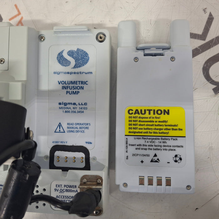 Baxter Sigma Spectrum 6.05.14 with A/B/G/N Battery Infusion Pump