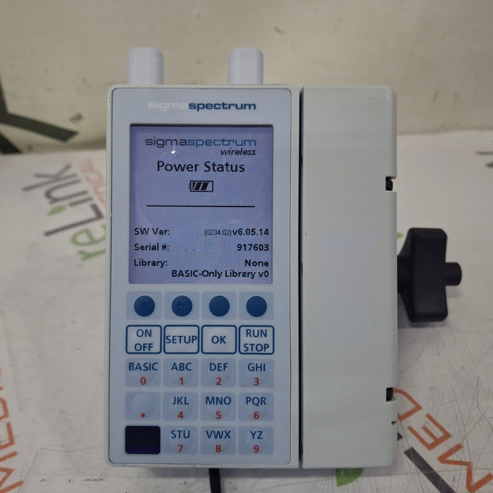 Baxter Sigma Spectrum 6.05.14 with A/B/G/N Battery Infusion Pump