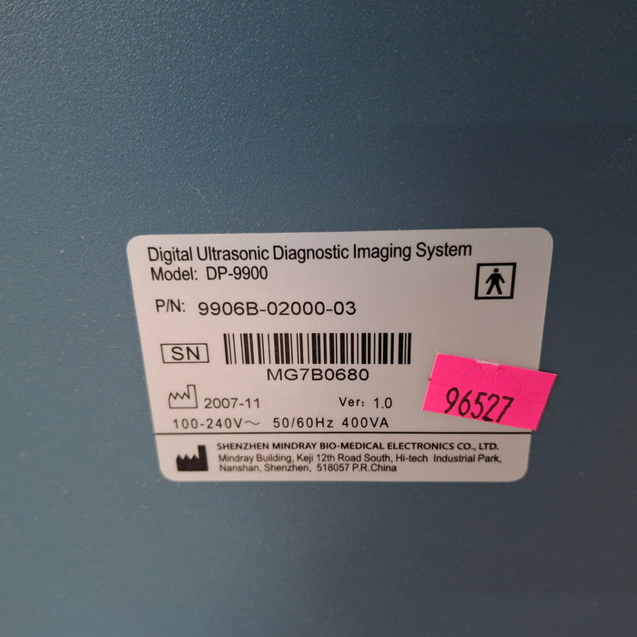 Mindray DP-9900 Ultrasound