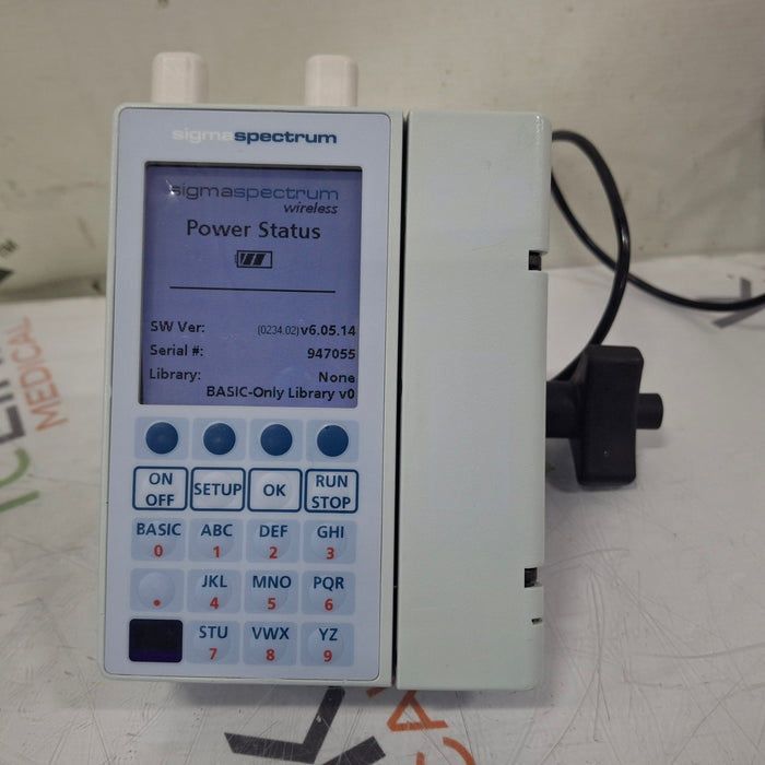 Baxter Sigma Spectrum 6.05.14 with A/B/G/N Battery Infusion Pump