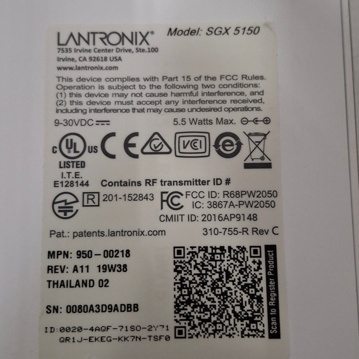 Lantronix Lantronix SGX 5150 Device Gateway Dual Band Wireless Router Computers Tablets & Networking reLink Medical