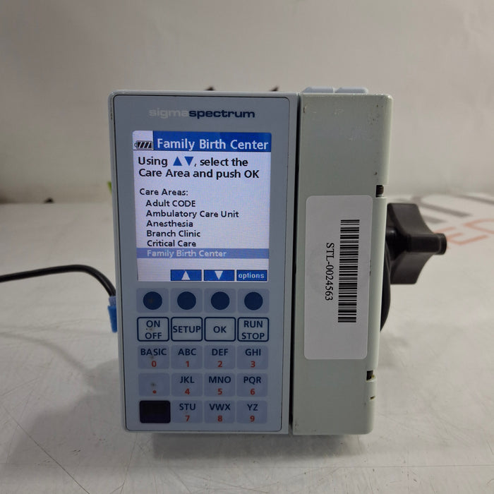 Baxter Sigma Spectrum 6.05.14 without Battery Infusion Pump