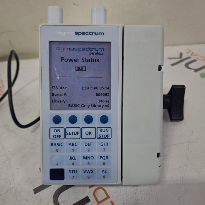 Baxter Sigma Spectrum 6.05.14 with A/B/G/N Battery Infusion Pump