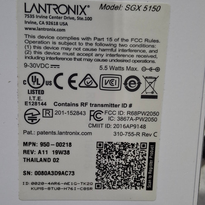 Lantronix Lantronix SGX 5150 Device Gateway Dual Band Wireless Router Computers Tablets & Networking reLink Medical