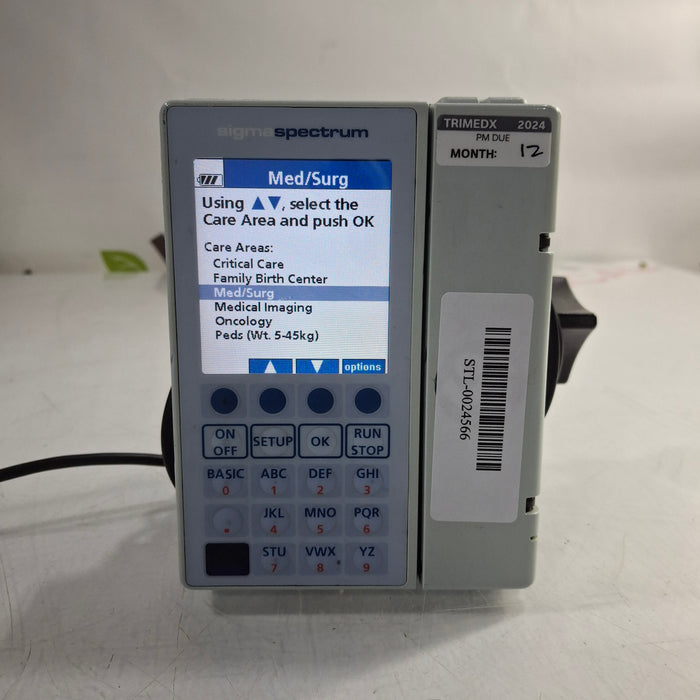 Baxter Baxter Sigma Spectrum 6.05.14 without Battery Infusion Pump Infusion Pump reLink Medical