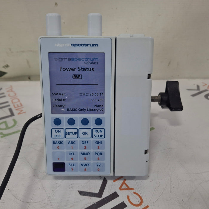 Baxter Sigma Spectrum 6.05.14 with A/B/G/N Battery Infusion Pump