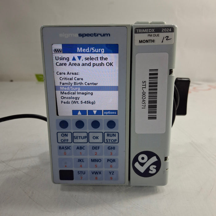 Baxter Baxter Sigma Spectrum 6.05.14 without Battery Infusion Pump Infusion Pump reLink Medical