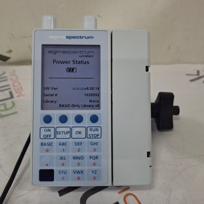 Baxter Sigma Spectrum 6.05.14 with A/B/G/N Battery Infusion Pump