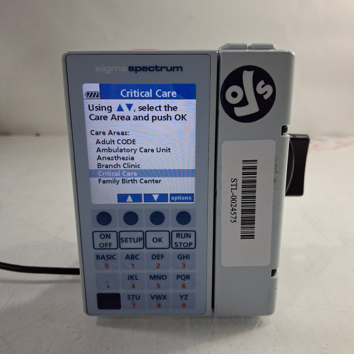 Baxter Sigma Spectrum 6.05.14 without Battery Infusion Pump