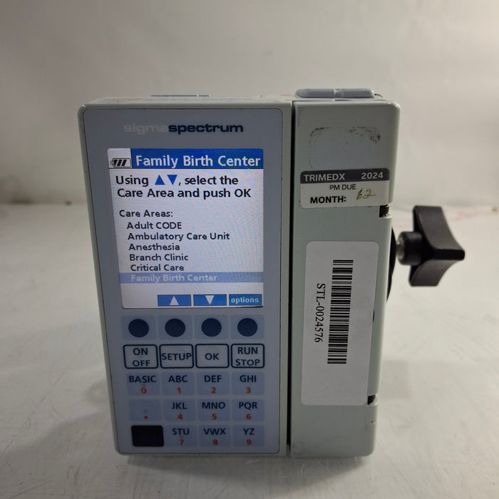 Baxter Baxter Sigma Spectrum 6.05.14 without Battery Infusion Pump Infusion Pump reLink Medical