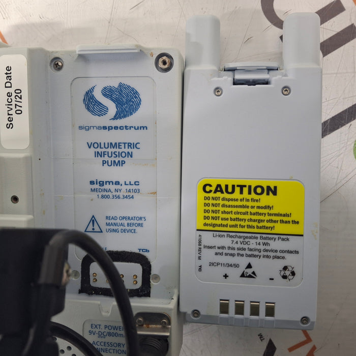 Baxter Sigma Spectrum 6.05.14 with A/B/G/N Battery Infusion Pump