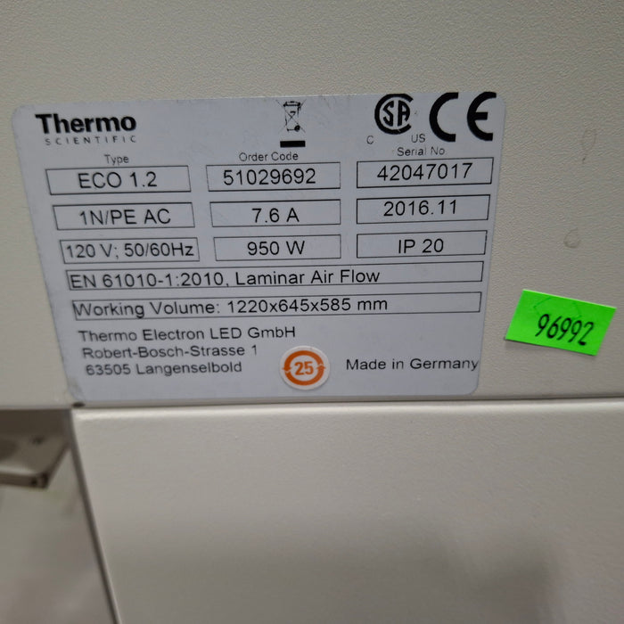 Thermo Scientific Heraguard ECO 1.2 Fume Hood