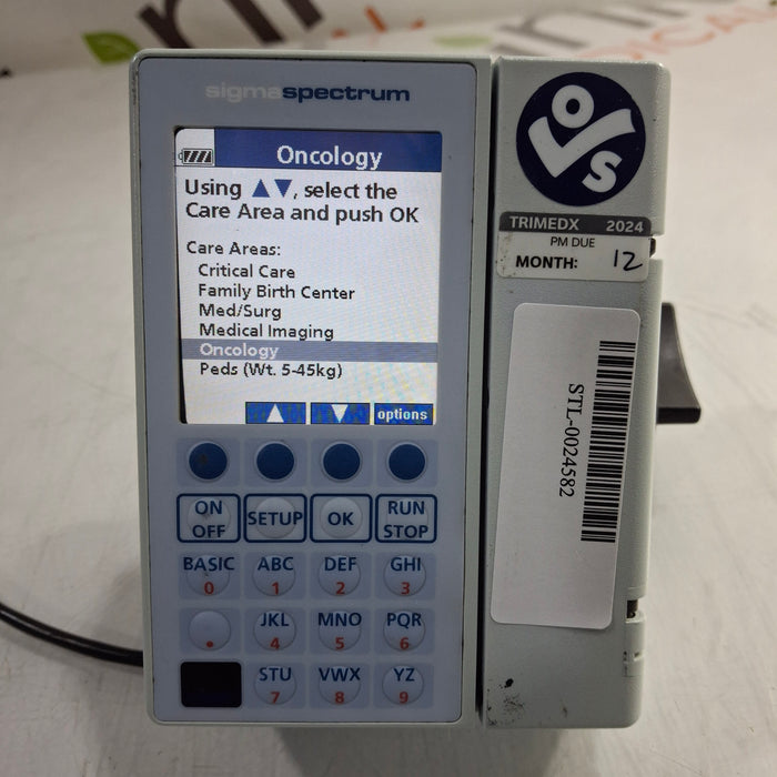 Baxter Sigma Spectrum 6.05.14 without Battery Infusion Pump