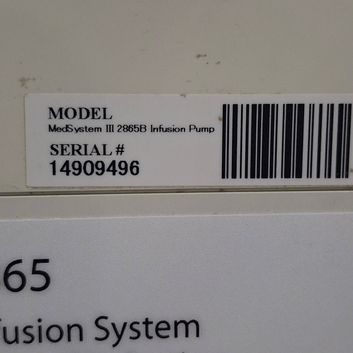 CareFusion Medsystem III 2865 Infusion Pump