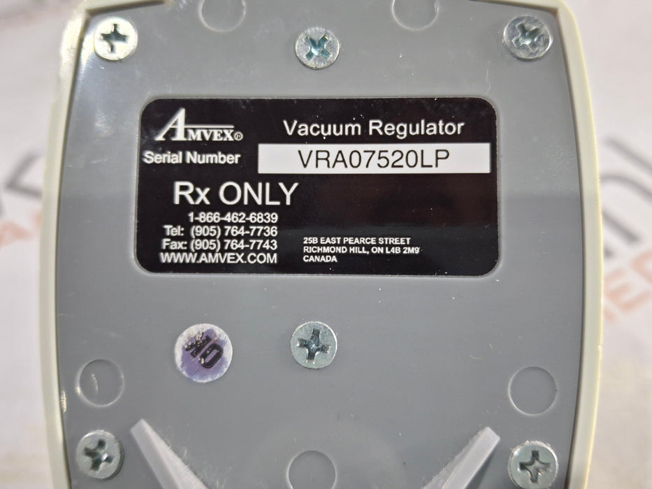 Amvex Vacuum Regulator