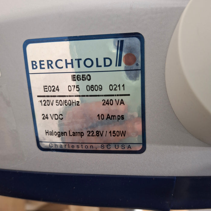 Berchtold Chromophare E650 Surgical Light