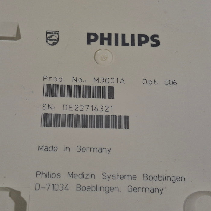 Philips M3001A-C06 Fast SpO2, NIBP, ECG, Temp, IBP MMS Module