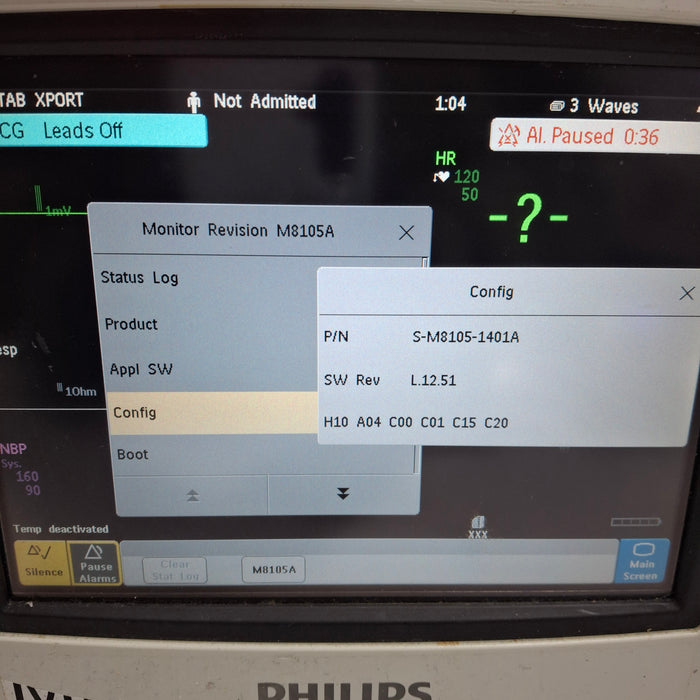 Philips Philips Intellivue MP5 - ECG, Fast SpO2, NIBP, Press, Temp Patient Monitor Patient Monitors reLink Medical