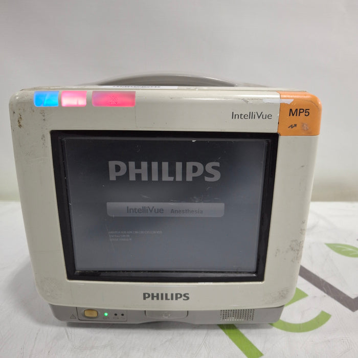 Philips Intellivue MP5 - ECG, Fast SpO2, NIBP, Press, Temp Patient Monitor