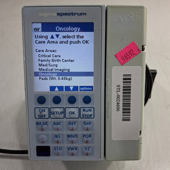 Baxter Sigma Spectrum 6.05.14 without Battery Infusion Pump