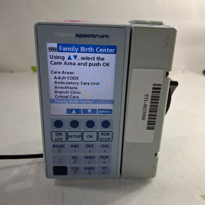 Baxter Sigma Spectrum 6.05.14 without Battery Infusion Pump