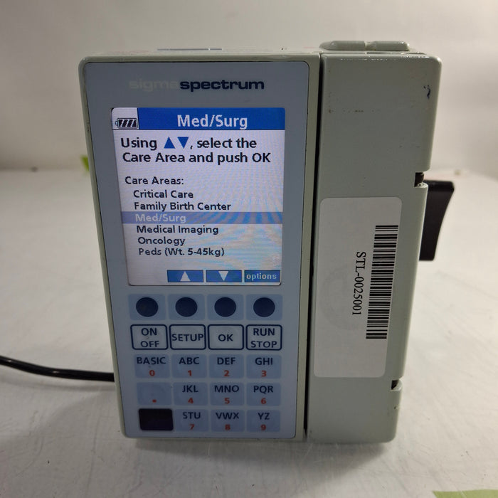 Baxter Sigma Spectrum 6.05.14 without Battery Infusion Pump