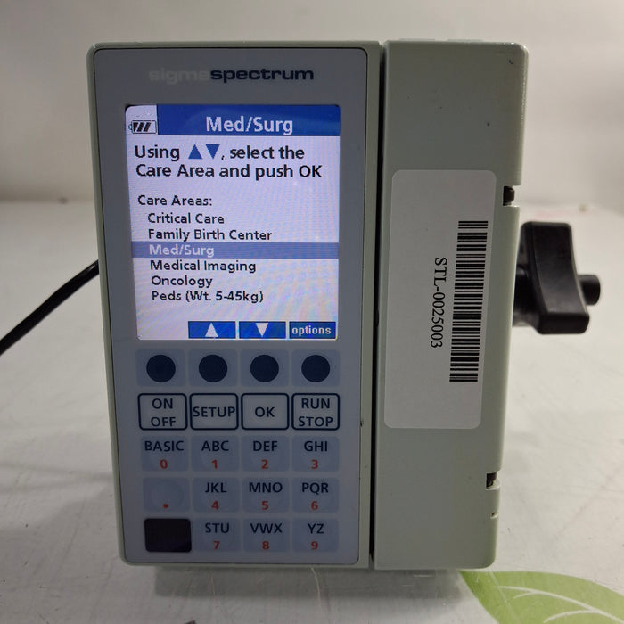 Baxter Sigma Spectrum 6.05.14 without Battery Infusion Pump