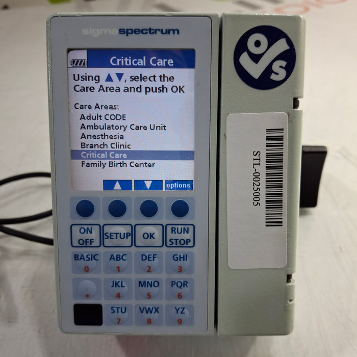 Baxter Sigma Spectrum 6.05.14 without Battery Infusion Pump