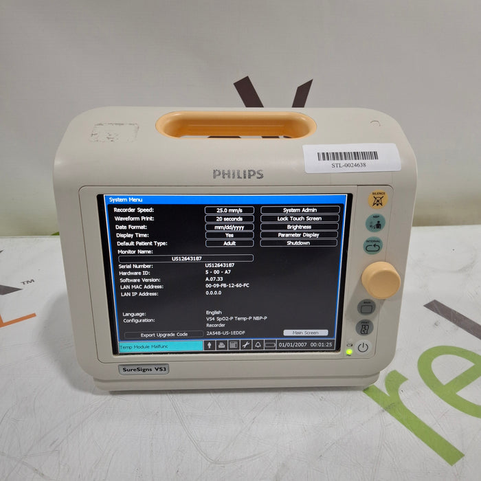 Philips Suresigns VS3 Vital Signs Monitor