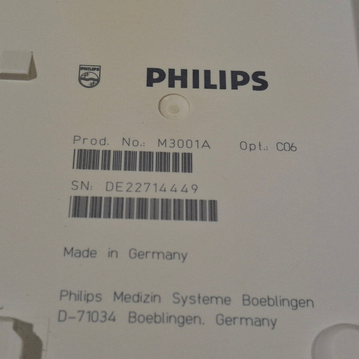 Philips M3001A-C06 Fast SpO2, NIBP, ECG, Temp, IBP MMS Module