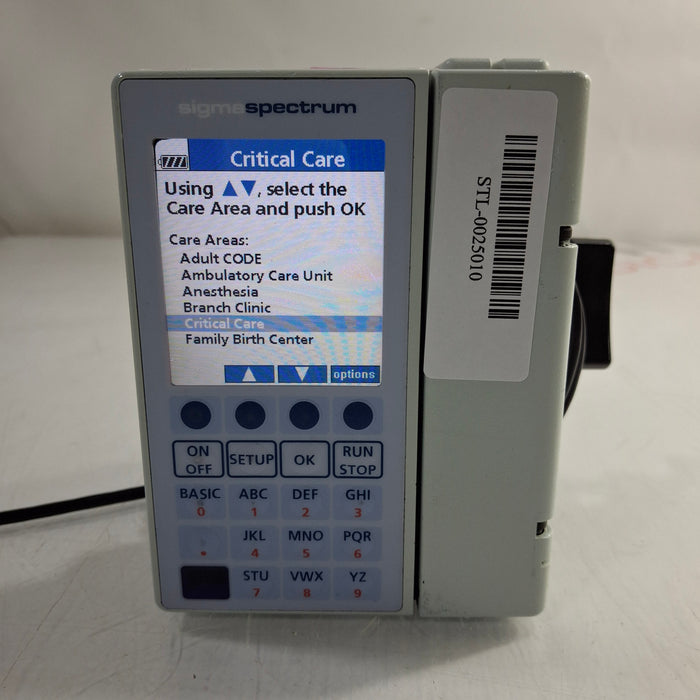 Baxter Sigma Spectrum 6.05.14 without Battery Infusion Pump