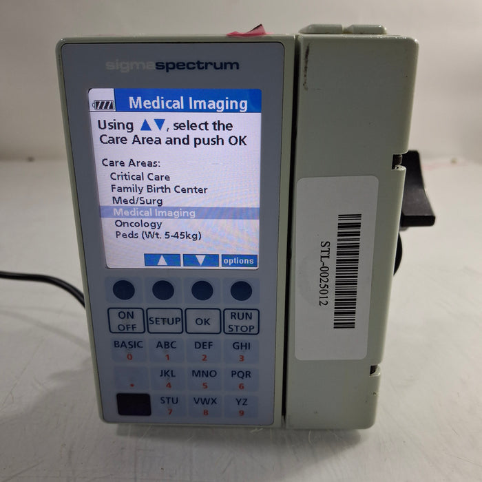 Baxter Sigma Spectrum 6.05.14 without Battery Infusion Pump