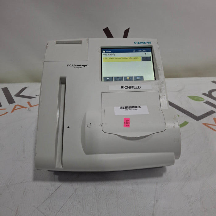 Siemens Siemens DCA Vantage Analyzer Clinical Lab reLink Medical